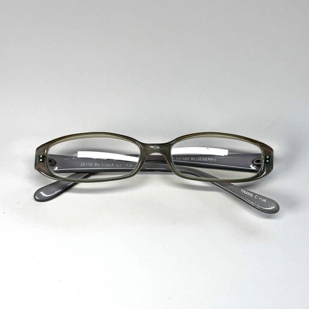 Idealoptics Jelly Bean JB135 Blueberry Eyeglasses Frames 47-17 125 Green Womens